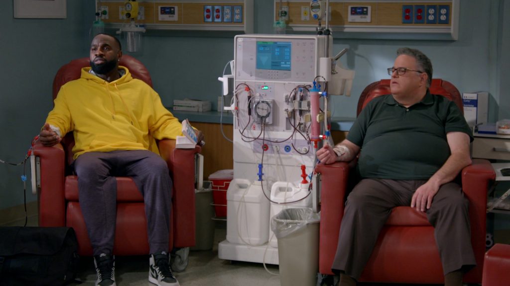 Nike High-Top Sneakers of Terrence Terrell as Eli Russell in B Positive S02E01 “Love, Taxes and a Kidney” (2021) (Image 1)