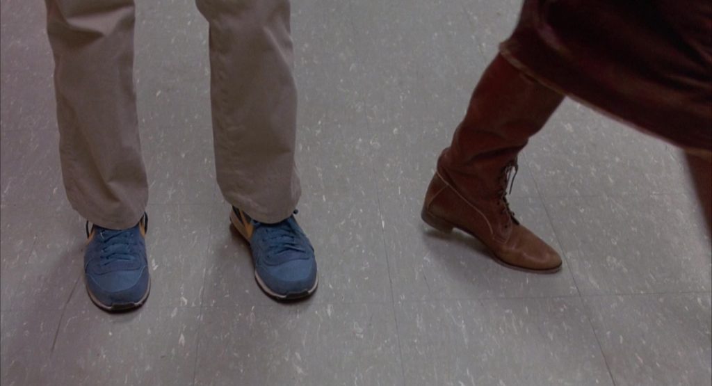 Nike Internationalist Blue Sneakers Worn by Anthony Michael Hall in The Breakfast Club (1985) (Image 1)