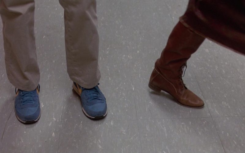 Nike Internationalist Blue Sneakers Worn by Anthony Michael Hall in The Breakfast Club (1985) (Image 1)