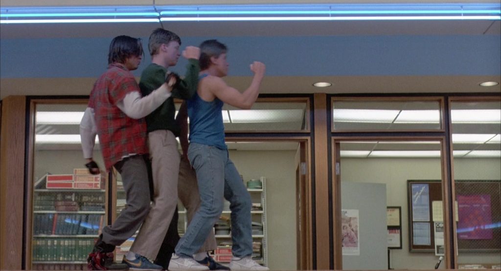 Nike Internationalist Blue Sneakers Worn by Anthony Michael Hall in The Breakfast Club (1985) (Image 4)