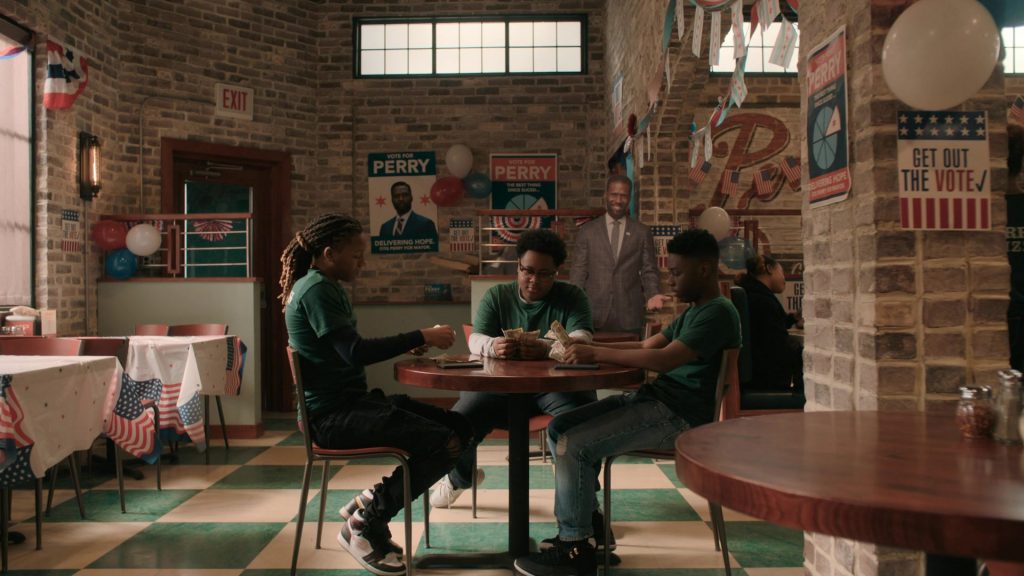 Nike Jordan 1 Sneakers in The Chi S03E10 “A Couple, Two, Three” (2020) (Image 1)
