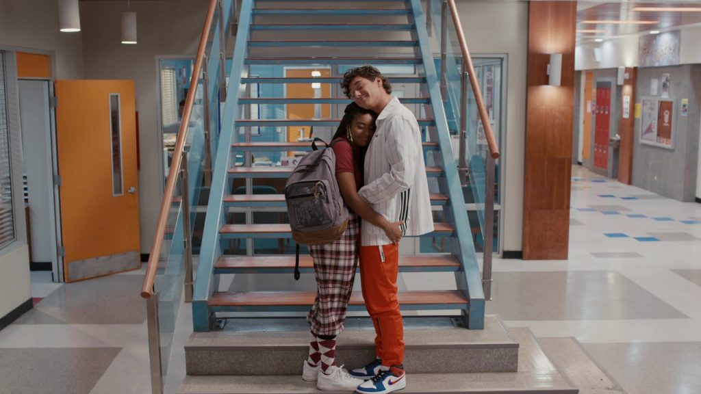 Nike Jordan 1 Sneakers of Belmont Cameli as Jamie Spano in Saved by the Bell S01E09 “All in the Hall” (2020) (Image 1)