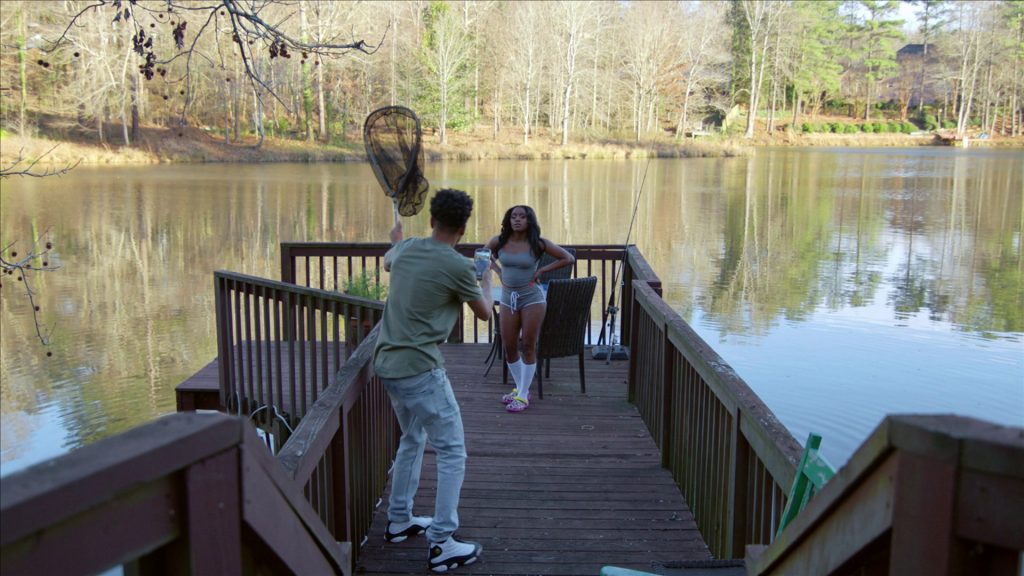 Nike Jordan 13 Retro Barons Sneakers in Judge Me Not S01E03 “Fire in the Hole” (2023) (Image 1)