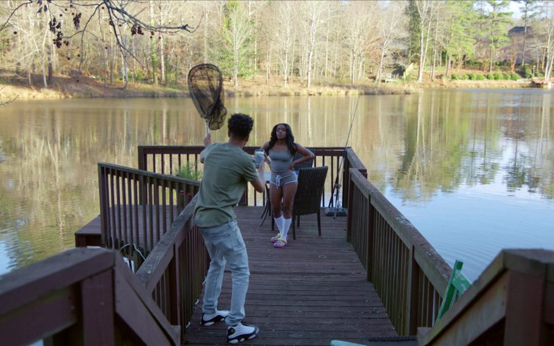 Nike Jordan 13 Retro Barons Sneakers in Judge Me Not S01E03 “Fire in the Hole” (2023) (Image 1)