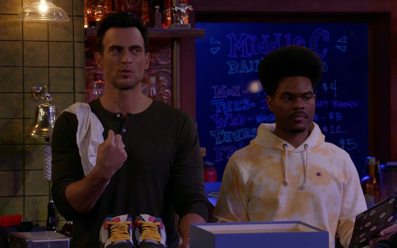 Nike Jordan Brand Union 4's Shoes in Call Me Kat S01E09 “First Date” (2021) (Image 1)