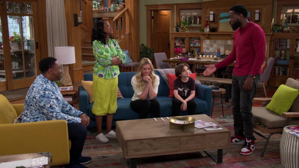 Nike Jordan Men's Sneakers Worn by Sheaun McKinney as Malcolm Butler in The Neighborhood S03E18 “Welcome to the Surprise” (2021) (Image 1)
