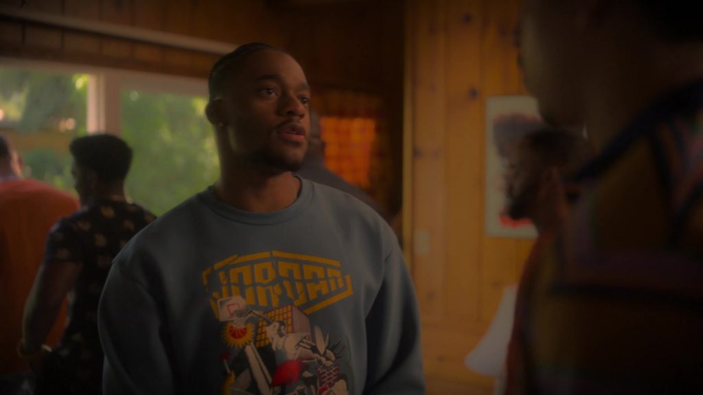 Nike Jordan Men's Sweatshirt in Grown-ish S05E04 “Look What U Started” (2022) (Image 1)