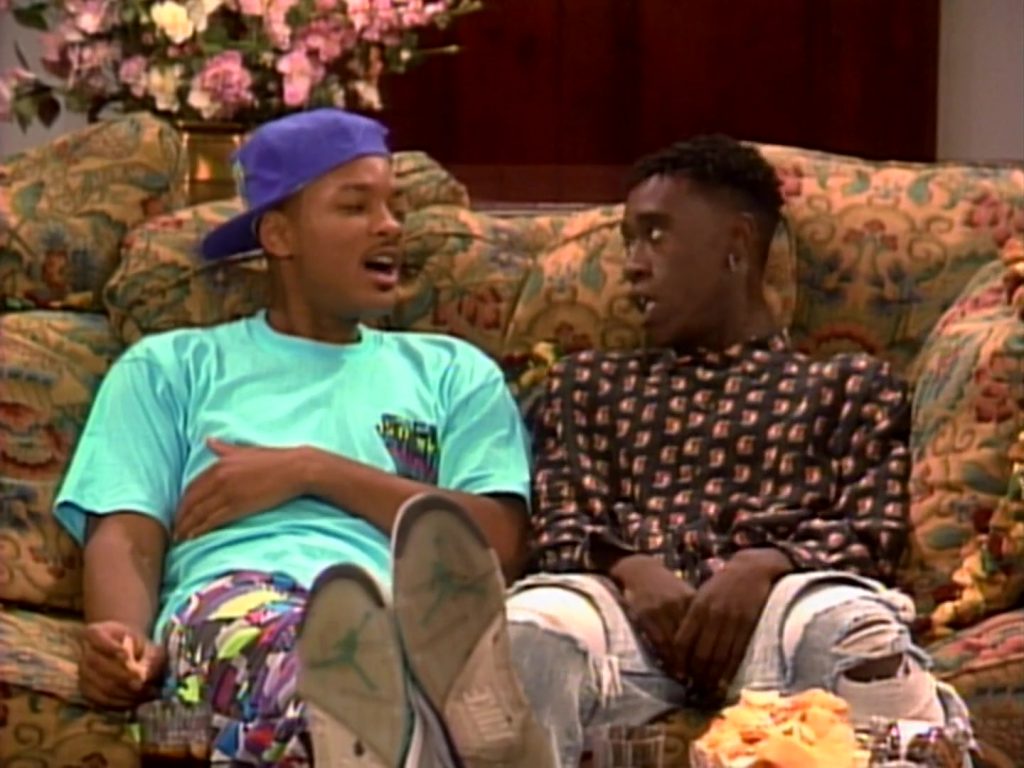 Nike Jordan Shoes of Will Smith in The Fresh Prince of Bel-Air S01E05 “Homeboy, Sweet Homeboy” (1990) (Image 1)