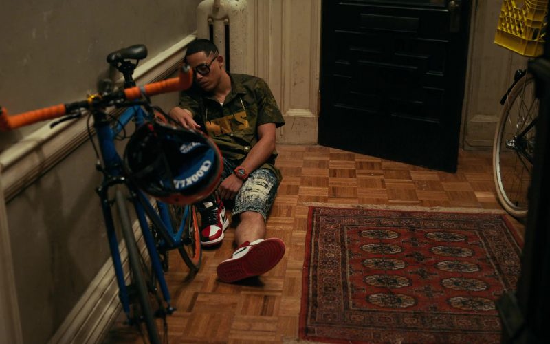 Nike Jordan White & Red Hi Top Sneakers Worn by Anthony Ramos in She's Gotta Have It – Season 2, Episode 3, #LuvStings (2019) (Image 1)