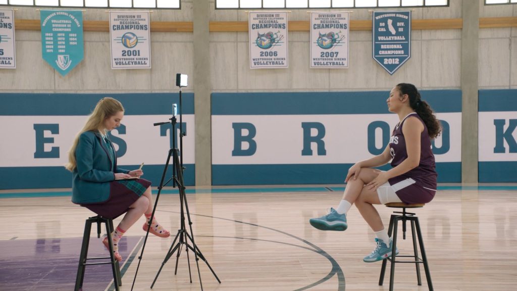 Nike KD Trey 5 VII Cerulean Basketball Shoes in Big Shot S01E03 “TCKS” (2021) (Image 1)