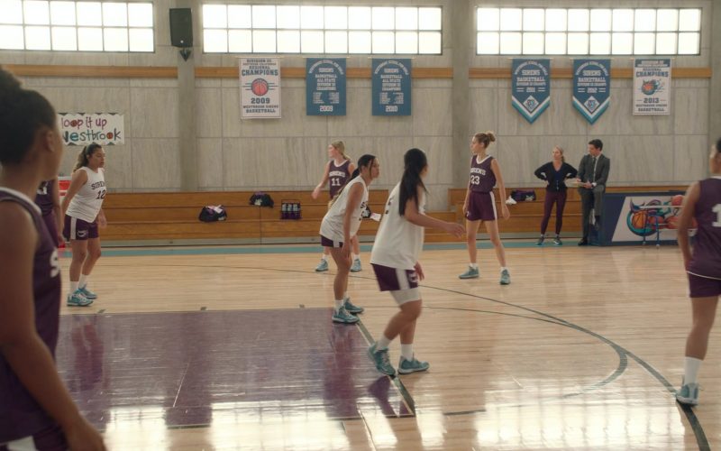 Nike KD Trey 5 VII Cerulean Basketball Sneakers For Women in Big Shot S01E06 “Carlsbad Crazies” (2021) (Image 1)