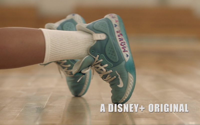 Nike KD Trey 5 VII Cerulean Blue Shoes in Big Shot S01E07 “Kalm Korn” (2021) (Image 1)