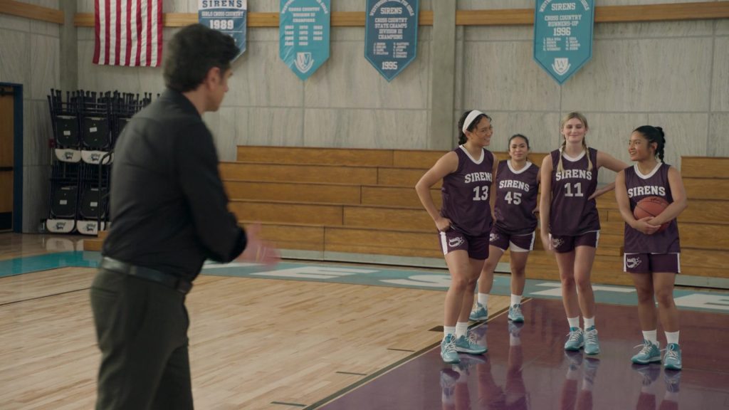 Nike KD Trey 5 VII Cerulean Women's Basketball Sneakers in Big Shot S01E05 “This is our House” (2021) (Image 1)