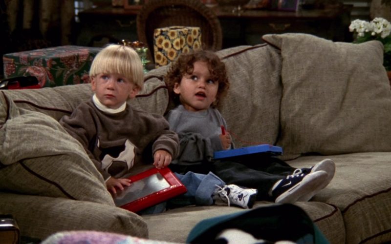 Nike Kids Shoes in Friends Season 4 Episode 5 “The One with Joey’s New Girlfriend” (1997) (Image 1)