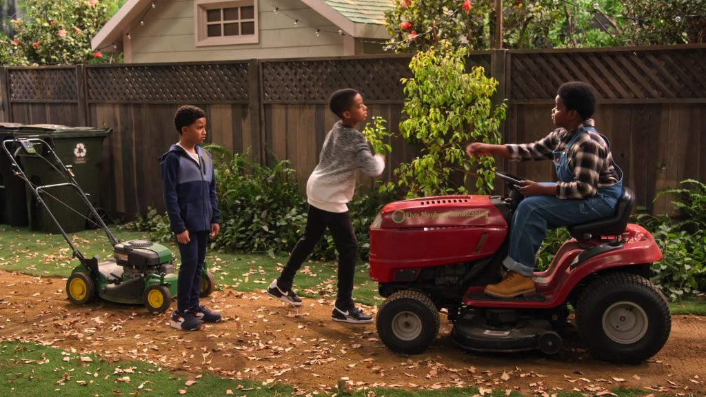 Nike Kids Sneakers in Family Reunion – Season 1 Episode 10, “Remember When Our Boys Became Men” (2019) (Image 1)
