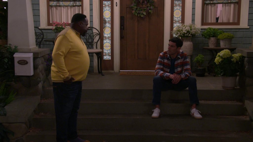 Nike Killshot 2 White Shoes of Max Greenfield as Dave in The Neighborhood S03E02 “Welcome to the Election” (2020) (Image 1)