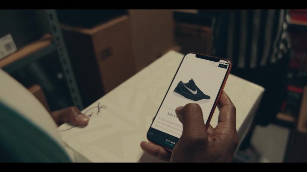 Nike Kobe 9 Elite Low HTM Black Sneakers in Sneakerheads S01E01 “100% Pure Adrenaline” (2020) (Image 1)