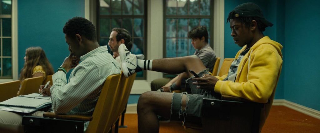 Nike Kyrie 7 Basketball Shoes of RJ Cyler as Sean in Emergency (2022) (Image 1)
