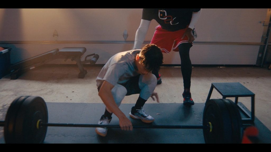 Nike Kyrie Flytrap IV Basketball Shoes Worn by Bloom Li in Chang Can Dunk (2023) (Image 1)