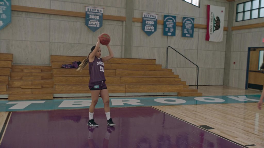 Nike Kyrie Women's Sneakers and Socks in Big Shot S01E01 “Pilot” (2021) (Image 1)