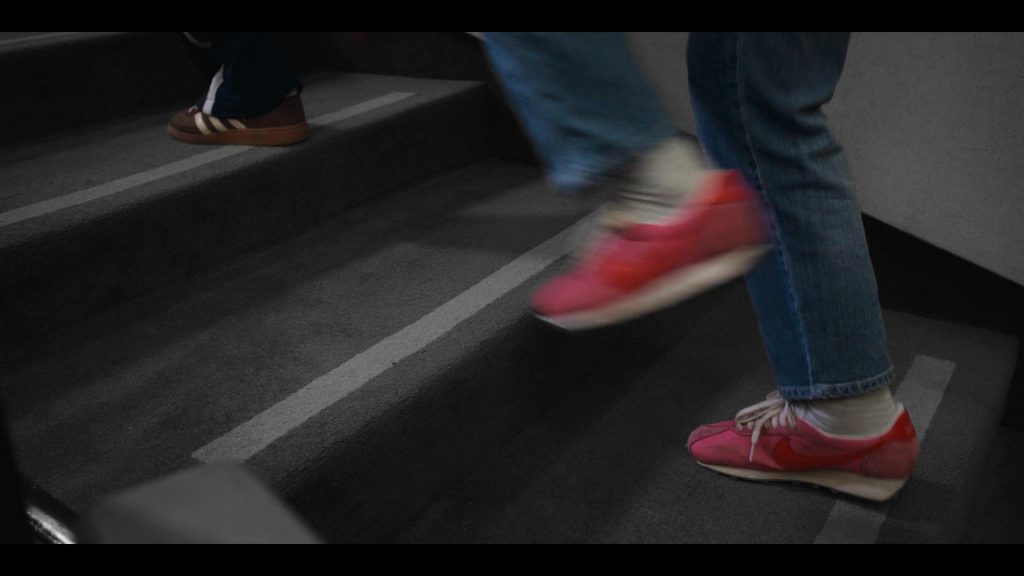 Nike LD-1000 shoe in A Man on the Inside S02E04 “Spirit Week” (2025) (Image 1)