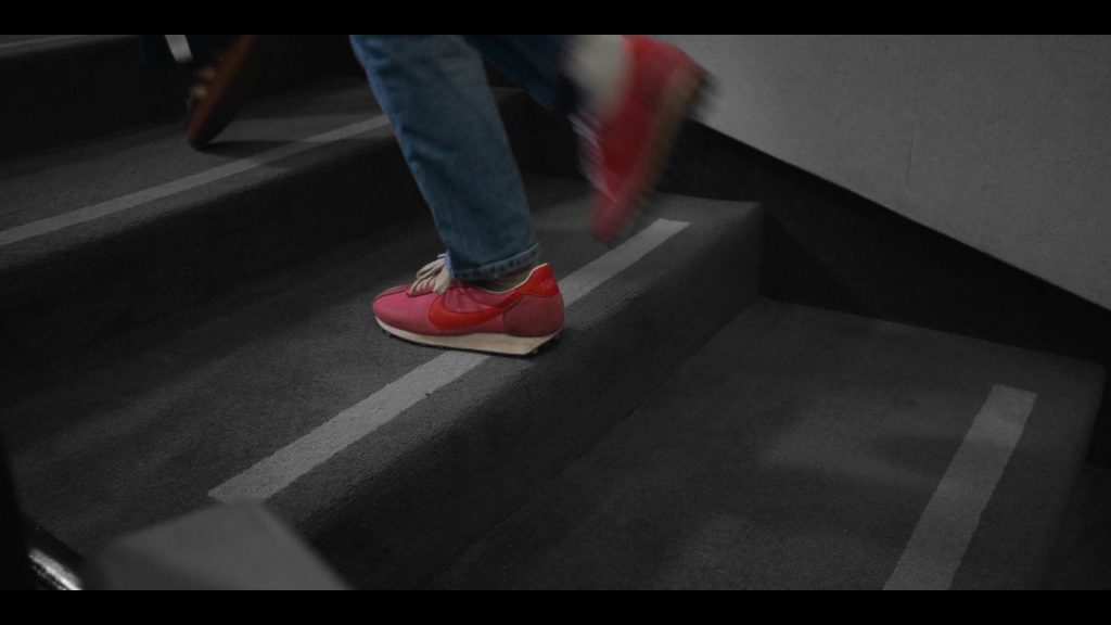 Nike LD-1000 shoe in A Man on the Inside S02E04 “Spirit Week” (2025) (Image 2)