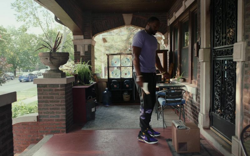 Nike Lebron XVIII Purple Low Men's Sneakers in The Big Leap S01E05 “We Were Just Babies” (2021) (Image 1)