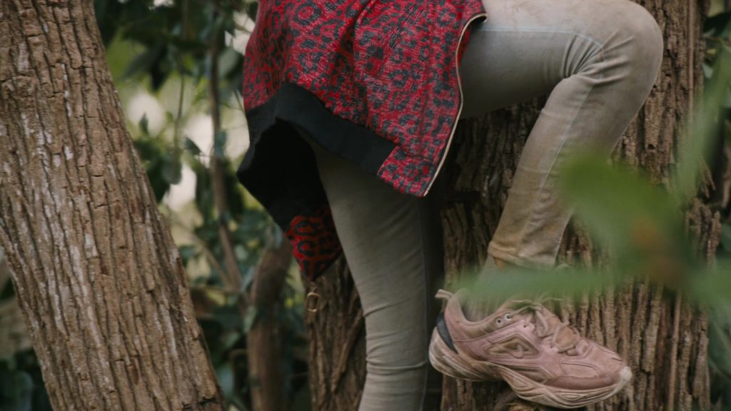 Nike M2K Tekno Women's Shoe of Sophia Ali as Fatin Jadmani in The Wilds S02E08 “Exodus” (2022) (Image 1)
