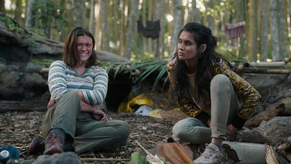 Nike M2K Tekno Women's Sneakers of Sophia Ali as Fatin Jadmani in The Wilds S02E05 “Day 45-16” (2022) (Image 1)