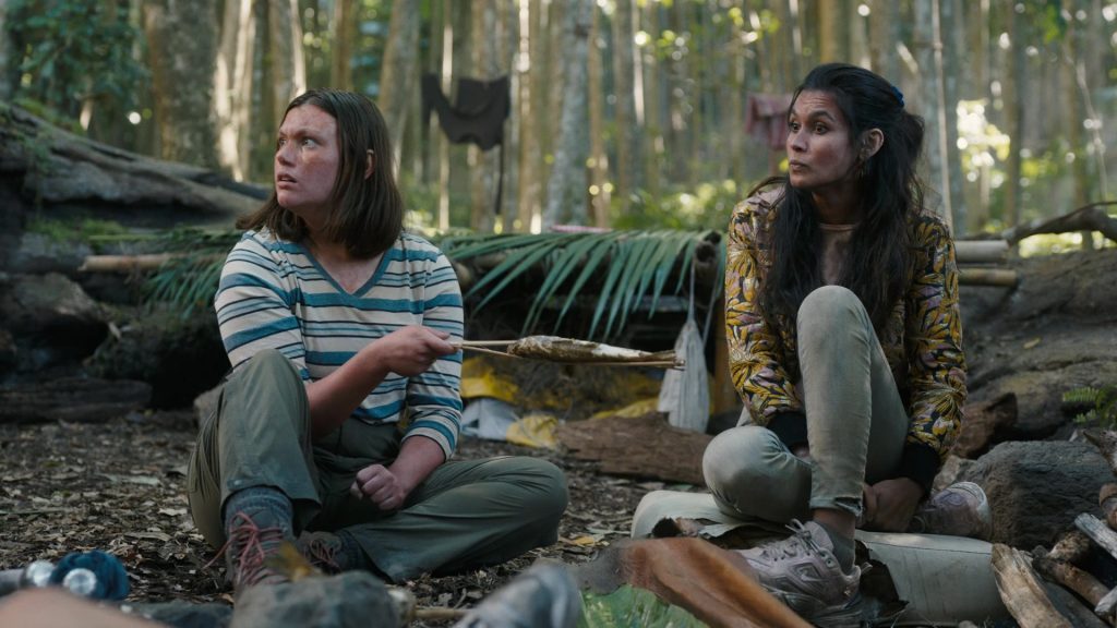Nike M2K Tekno Women's Sneakers of Sophia Ali as Fatin Jadmani in The Wilds S02E05 “Day 45-16” (2022) (Image 2)