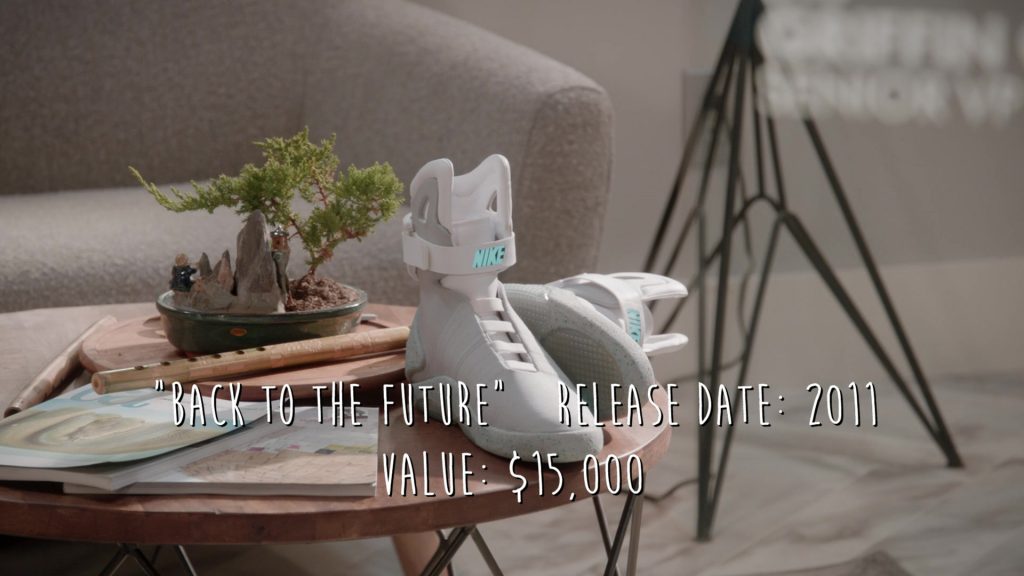 Nike Mag ‘Back to the Future' Sneakers in Black-ish S08E07 “Sneakers by the Dozen” (2022) (Image 2)