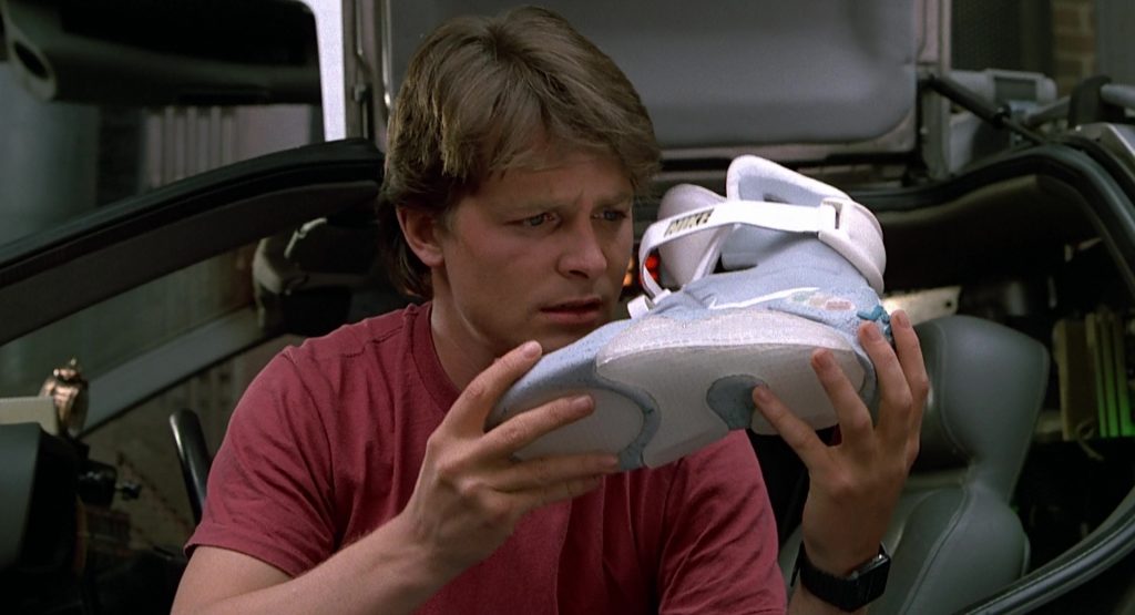 Nike Mag Self-Lacing Sneakers Worn by Michael J. Fox (Marty McFly) in Back to the Future 2 (1989) (Image 14)