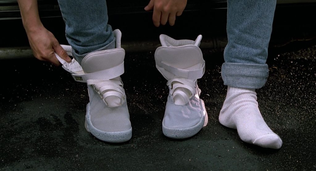 Nike Mag Self-Lacing Sneakers Worn by Michael J. Fox (Marty McFly) in Back to the Future 2 (1989) (Image 17)