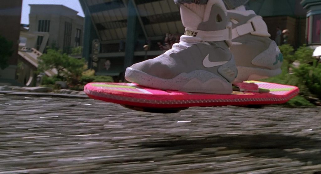 Nike Mag Self-Lacing Sneakers Worn by Michael J. Fox (Marty McFly) in Back to the Future 2 (1989) (Image 2)