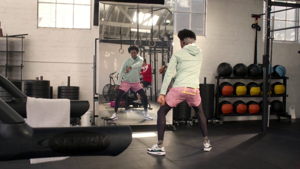 Nike Men's Air Max SC White Gorge Green Sneakers in Grand Crew S02E09 “Wine & Journals” (2023) (Image 1)