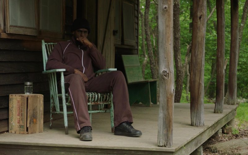 Nike Men's Black Leather Shoes in The Deuce Season 3 Episode 7 “That’s a Wrap” (2019) (Image 1)