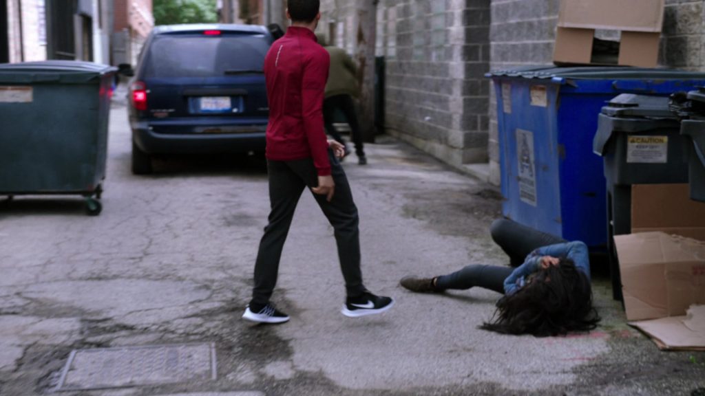 Nike Men's Black Sneakers Worn by Roland Buck III as Noah Sexton in Chicago Med Season 5 Episode 6 “It's All in the Family” (2019) (Image 1)