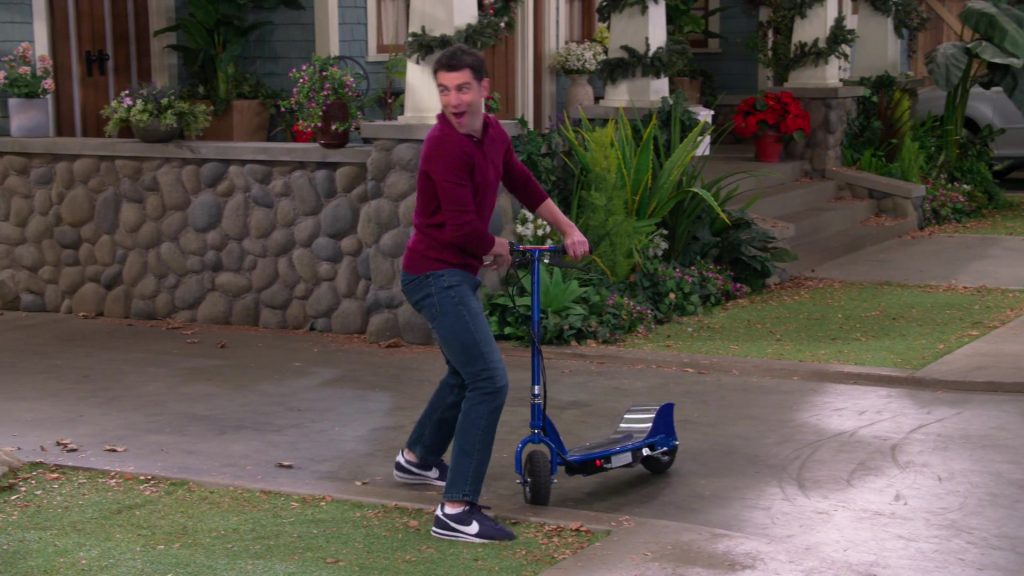Nike Men's Blue Shoes Worn by Max Greenfield as Dave Johnson in The Neighborhood Season 2 Episode 11 “Welcome to the Scooter” (2019) (Image 1)