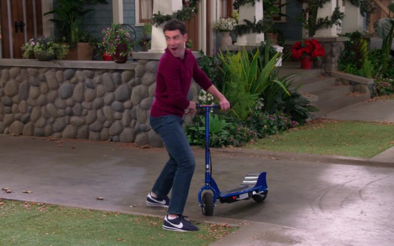 Nike Men's Blue Shoes Worn by Max Greenfield as Dave Johnson in The Neighborhood Season 2 Episode 11 “Welcome to the Scooter” (2019) (Image 1)