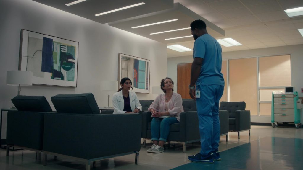 Nike Men's Blue Sneakers in The Resident S05E03 “The Long and Winding Road” (2021) (Image 1)