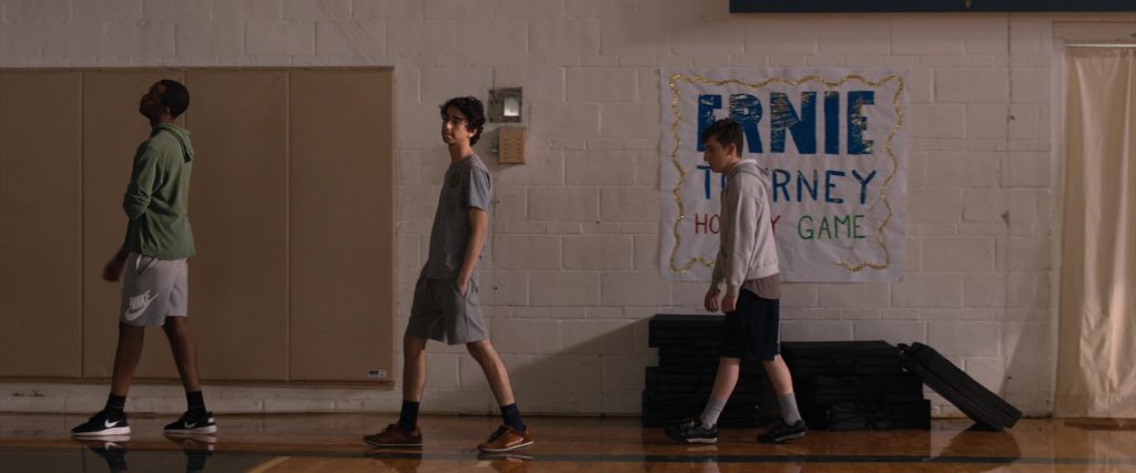 Nike Men's Grey Shorts and Black Sneakers in Jumanji - Welcome to the Jungle (2017) (Image 1)