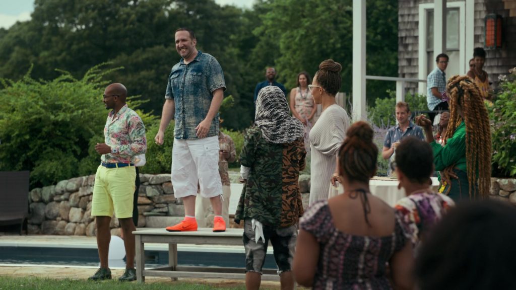Nike Men's Orange Sneakers in She's Gotta Have It – Season 2, Episode 4, #NationTime (2019) (Image 1)
