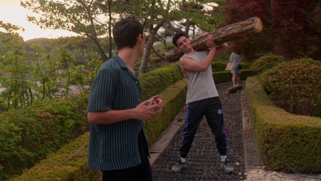 Nike Men's Pants and Sneakers Worn by Anthony Keyvan as Quincy ‘Q' Shabazian in XO, Kitty S01E08 “LFG” (2023) (Image 1)