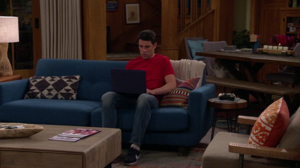 Nike Men's Shoes (Blue) of Max Greenfield in The Neighborhood S3E11 “Welcome to the Dad Band” (2021) (Image 2)