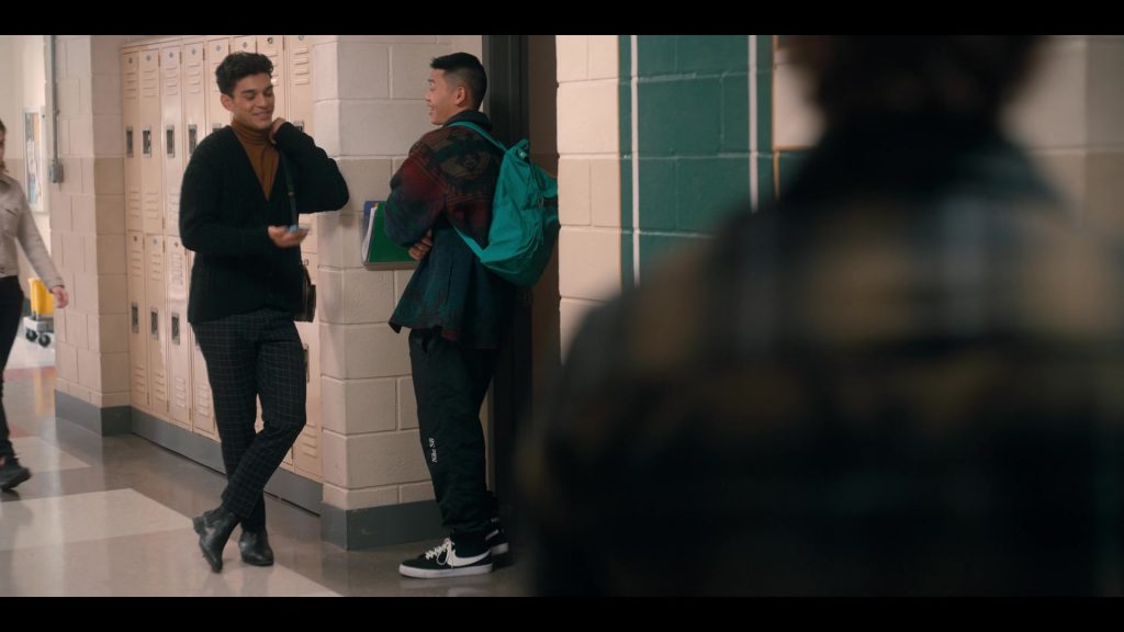 Nike Men's Shoes and Pants in Love, Victor S03E03 “The Setup” (2022) (Image 1)