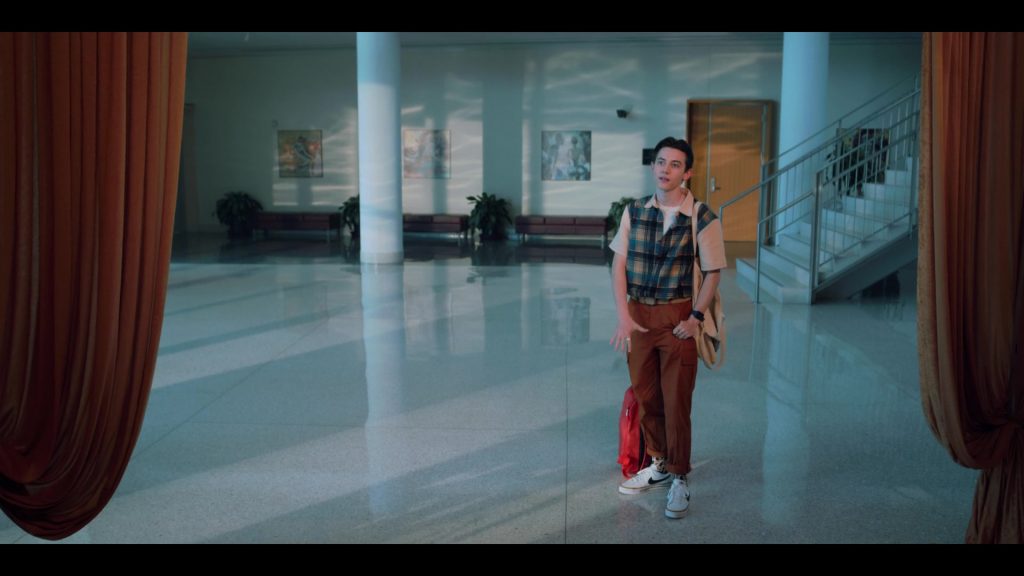 Nike Men's Shoes of Griffin Gluck as Jack Dunkleman in Tall Girl 2 (2022) (Image 1)
