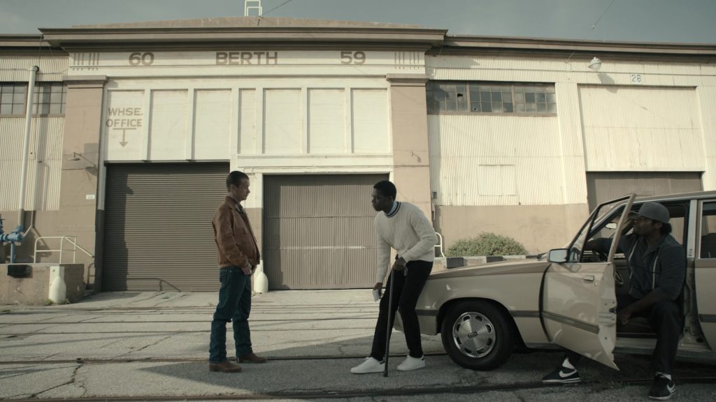Nike Men's Sneakers (Black) in Snowfall S04E02 “Weight” (2021) (Image 1)