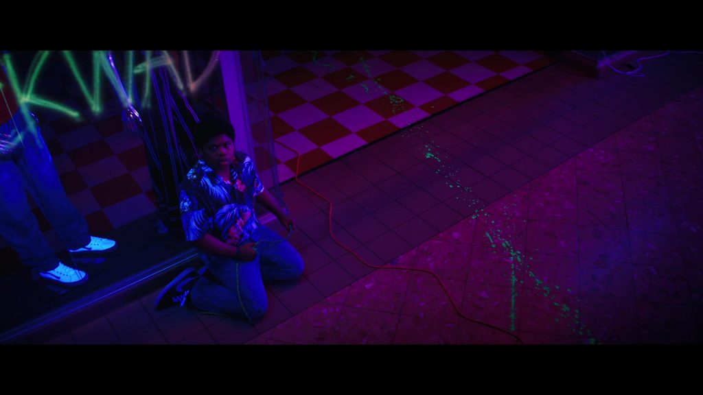 Nike Men's Sneakers Worn by Benjamin Flores Jr. in Fear Street Part Three - 1666 (2021) (Image 1)