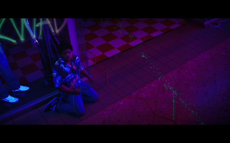 Nike Men's Sneakers Worn by Benjamin Flores Jr. in Fear Street Part Three - 1666 (2021) (Image 1)
