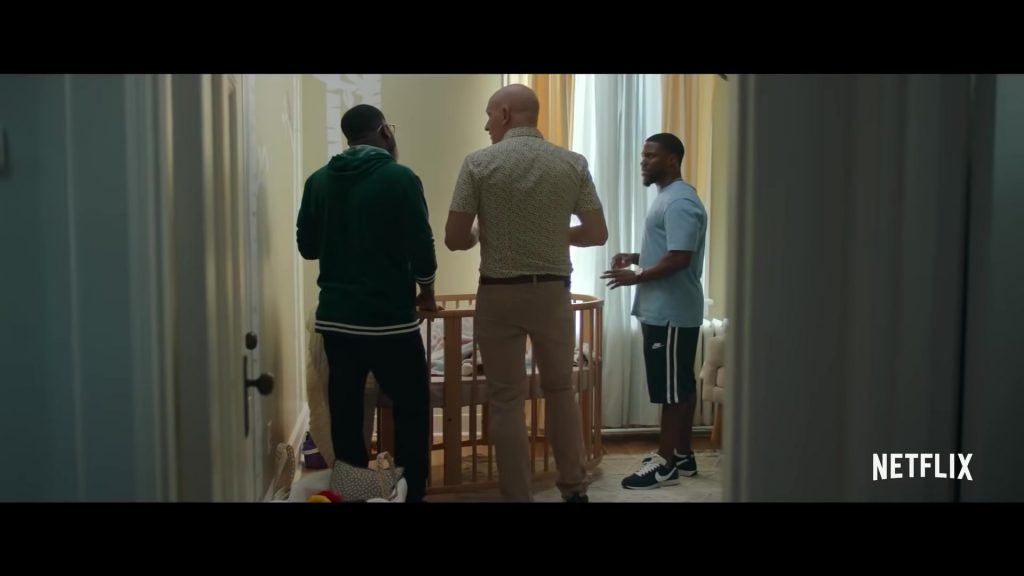 Nike Men's Sneakers and Shorts of Kevin Hart as Matthew Logelin in Fatherhood (2021) (Image 1)